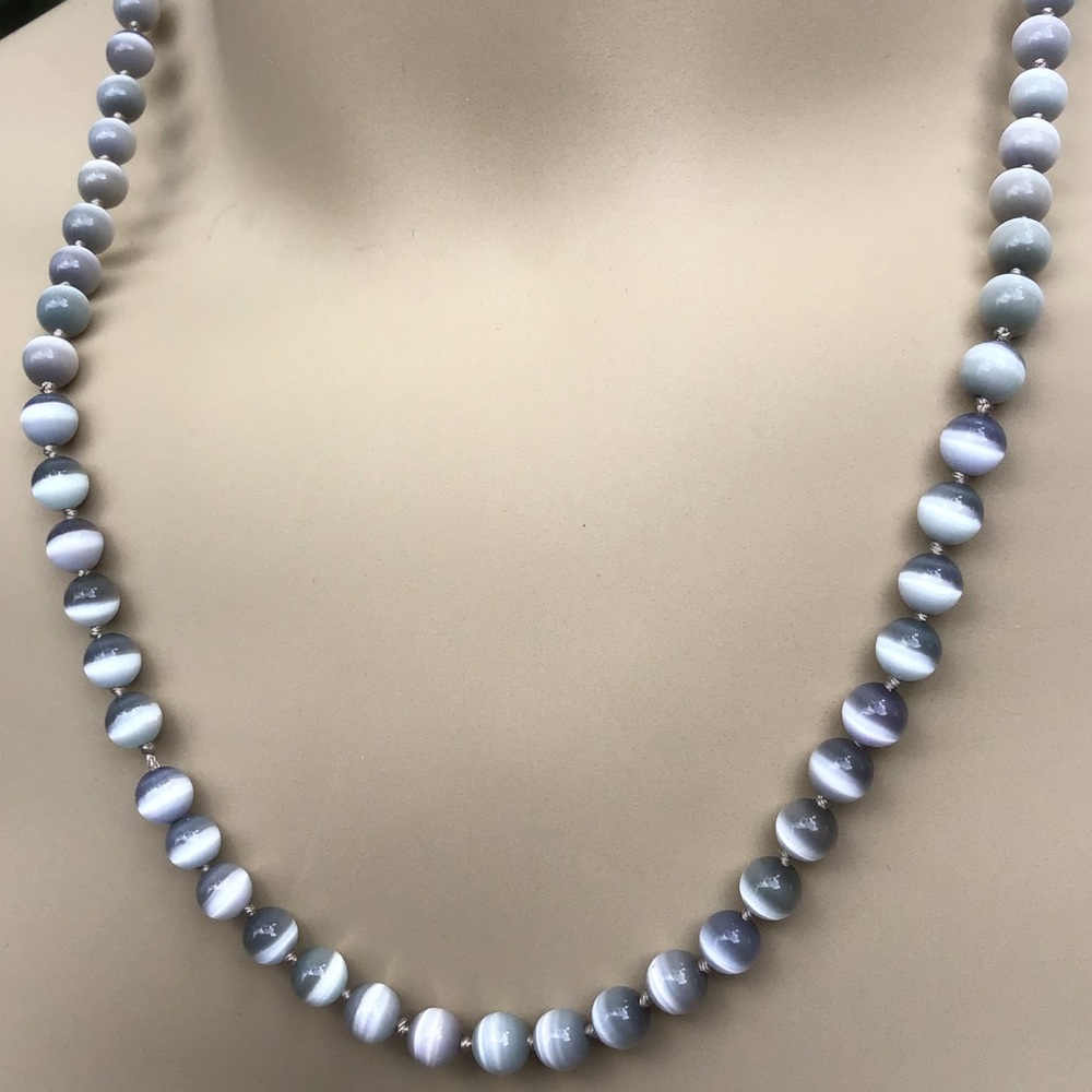 Handcrafted Cat’s Eye Necklace 20” NWT - Picture 1 of 9